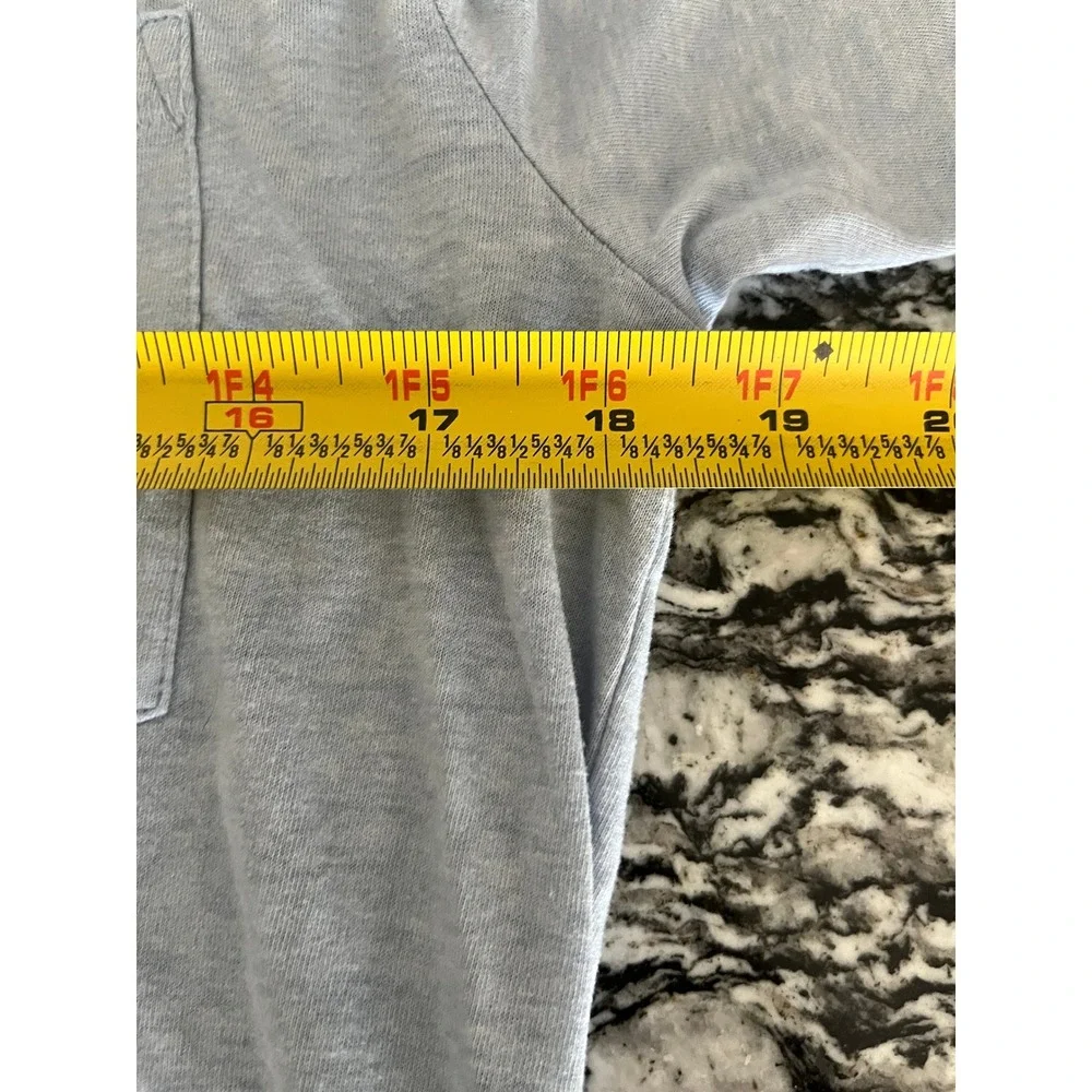 Old Navy Go-Recycled Boys XXL 18 Light‎ Blue Heathered Pocket T-Shirt